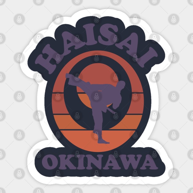 Haisai Karate Okinawa Japan Gojyuryu Goju-Ryu. Kyokushin. Shito Sticker by ODT